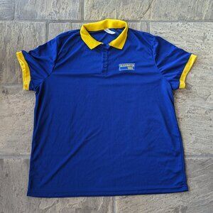 Blockbuster Polo Employee Work Shirt - Vintage 90s (Size L/XL)